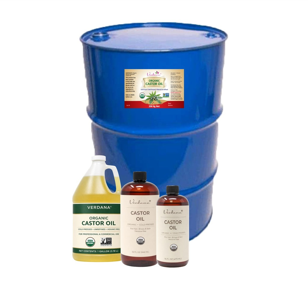 Verdana Organic Cold Pressed Castor Oil