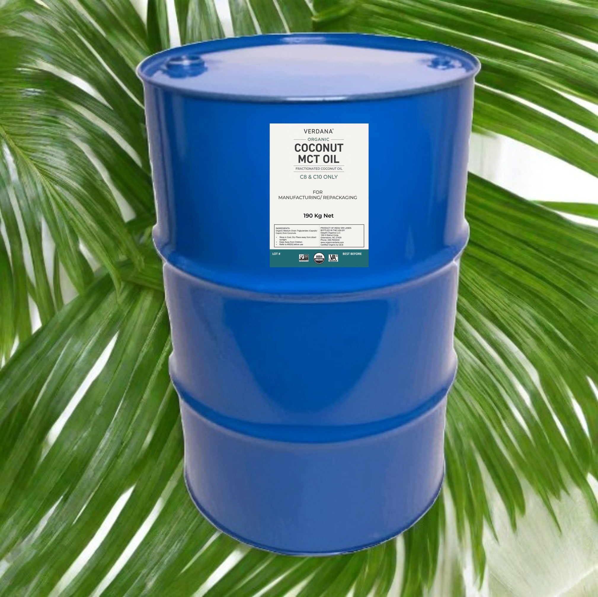 Bulk MCT Oil Supplier | Organic & Conventional Coconut MCT Oil – 1 Gal, 5 Gal & Drums