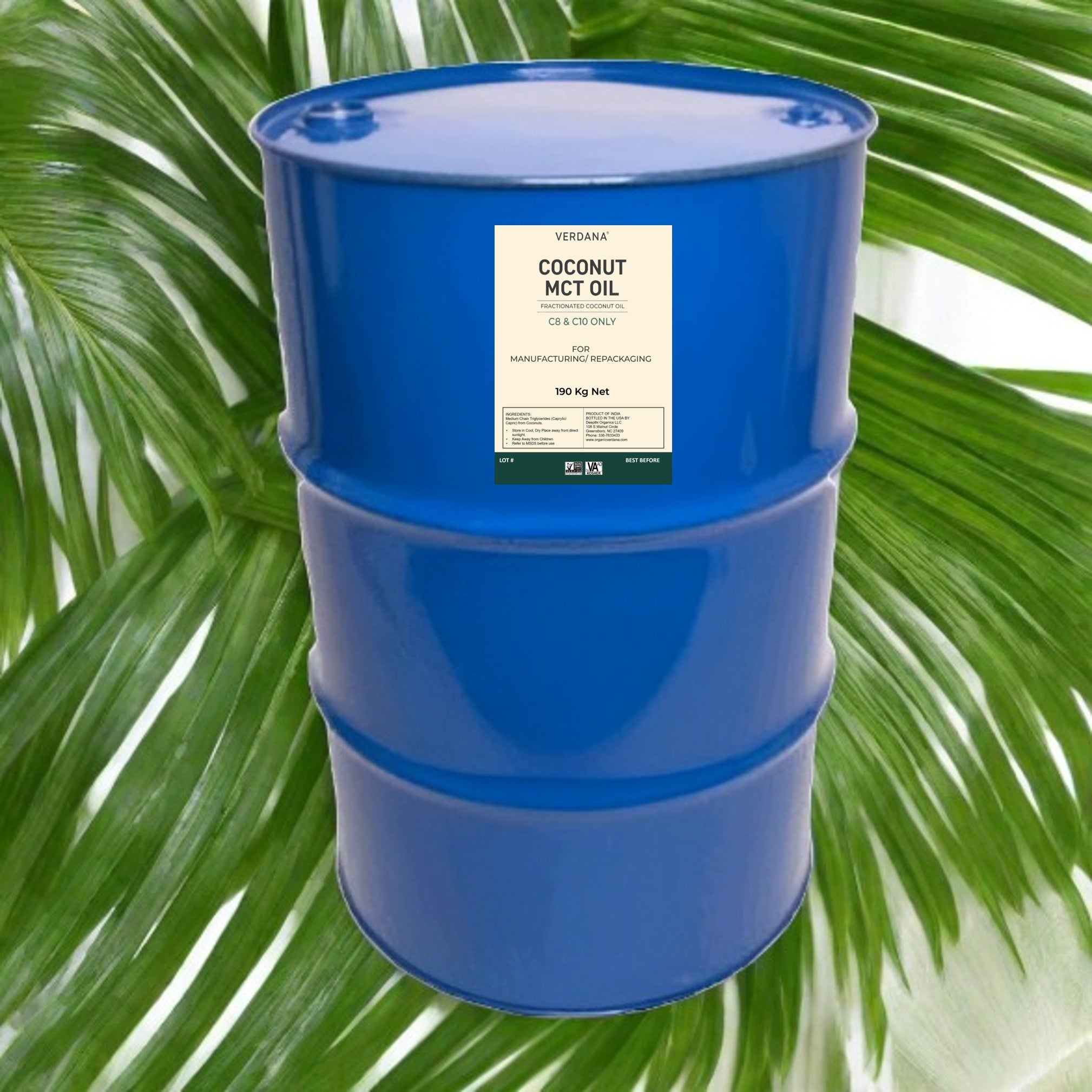 Bulk MCT Oil Supplier | Organic & Conventional Coconut MCT Oil – 1 Gal, 5 Gal & Drums