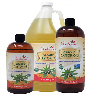 Verdana Organic Cold Pressed Castor Oil - Bulk  & Retail