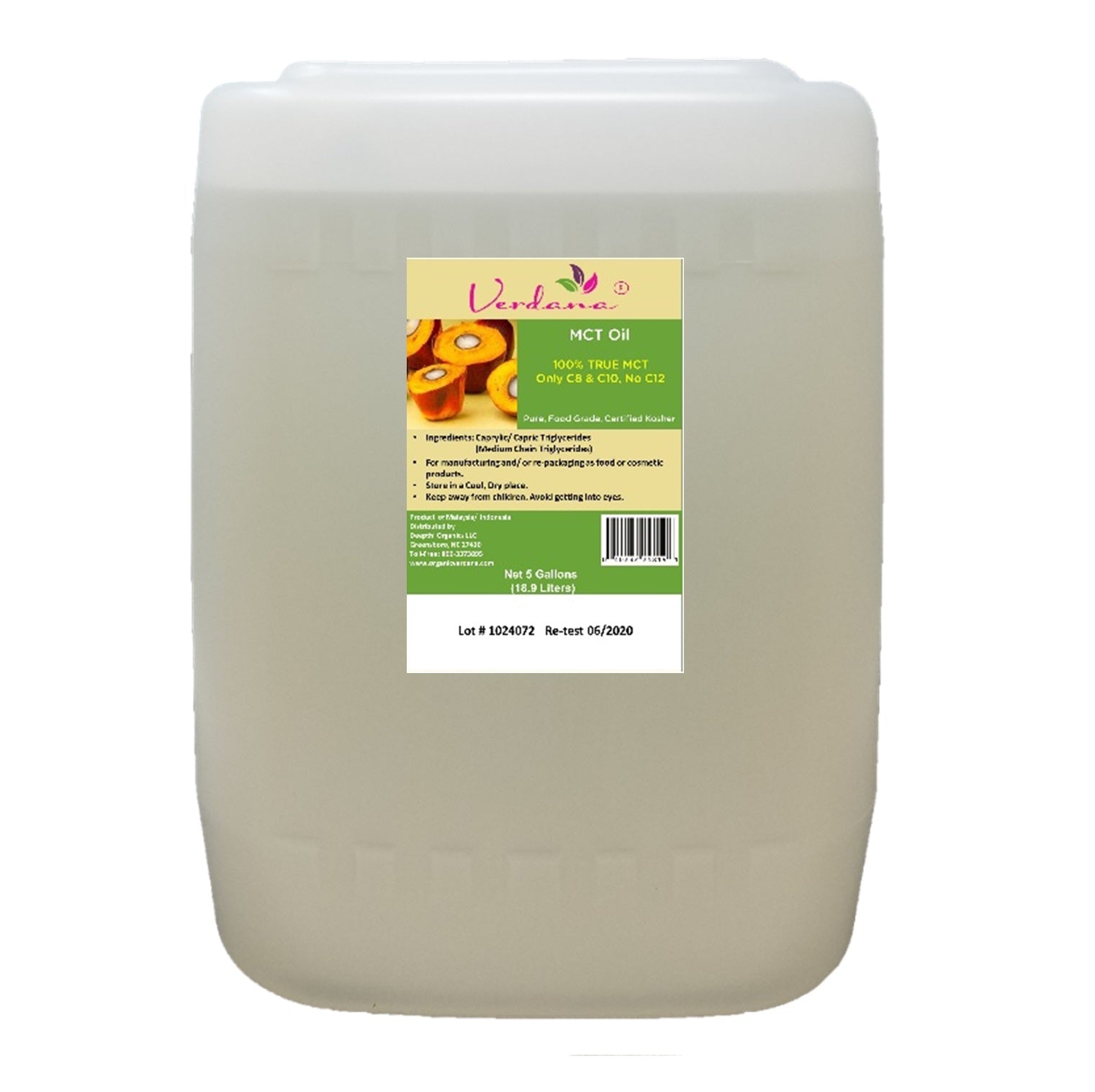 Bulk MCT Oil Organic Coconut MCT Oil, 1 Gallon, 5 Gallon & 190 Kg Drum Bulk MCT Oil Organic Coconut MCT Oil, 1 Gallon, 5 Gallon & 190 Kg Drum