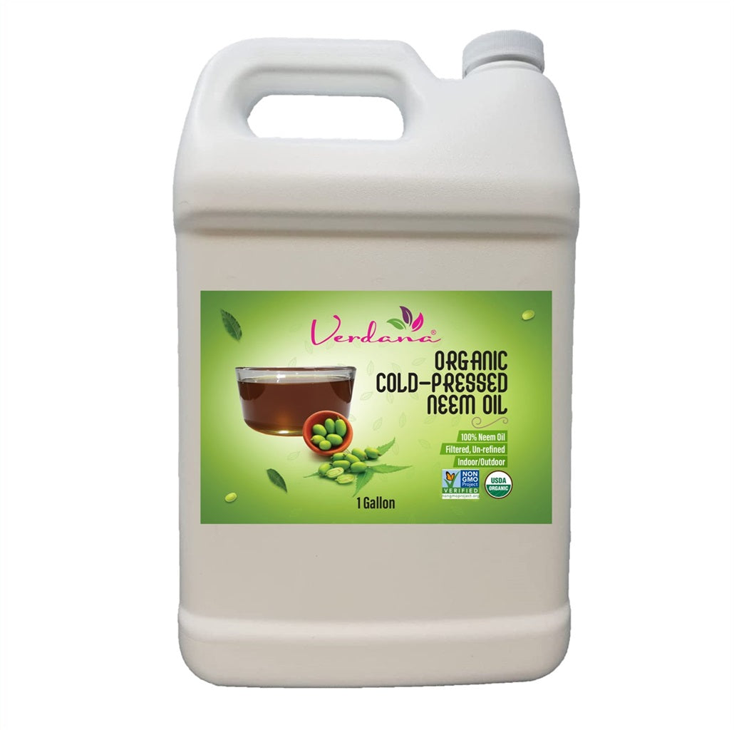 Verdana Organic Neem Oil for Plants– 100% Cold Pressed Pure