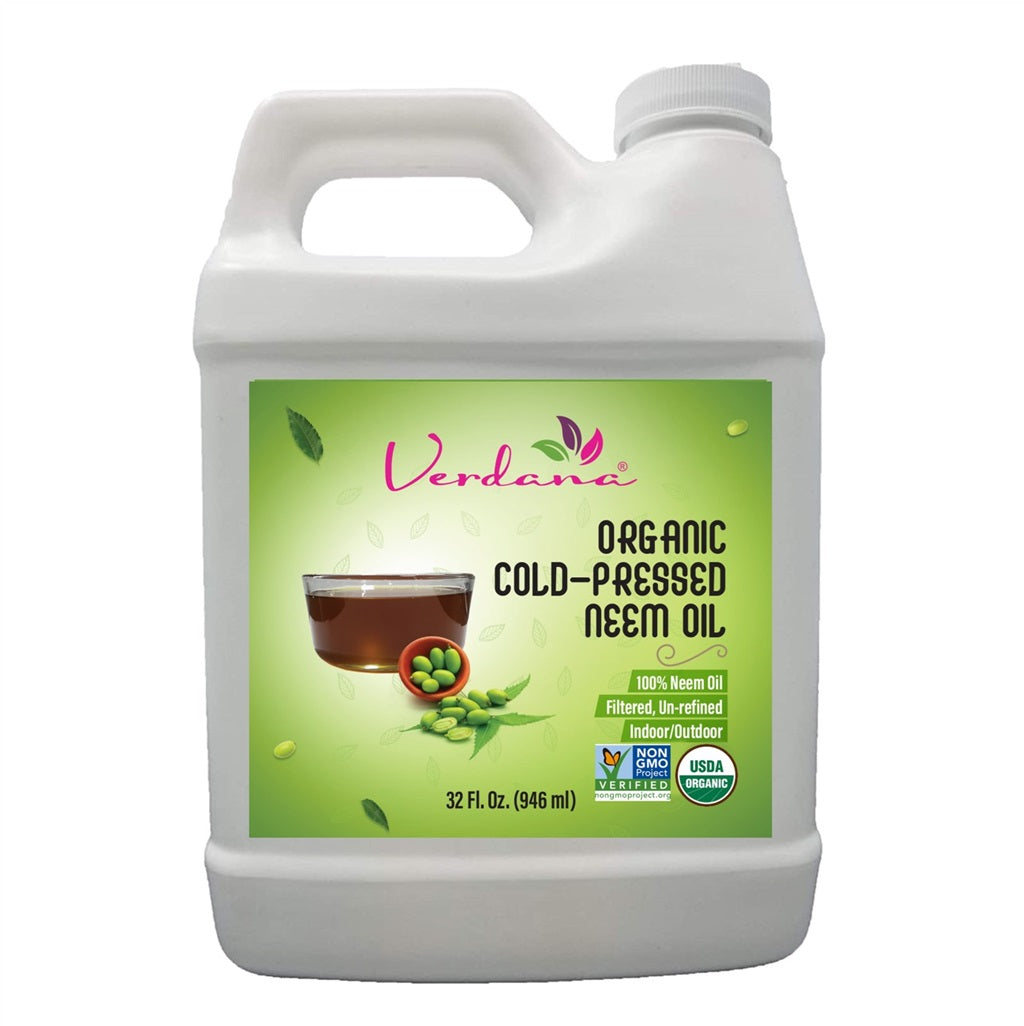 Verdana Organic Neem Oil for Plants– 100% Cold Pressed Pure