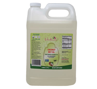 Coconut MCT Oil Bulk Wholesale - REGULAR (NON-ORGANIC) - Kosher, Non-GMO - Ounce, Gallon, Drum sizes - Verdana Brand - aka  Fractionated Coconut Oil