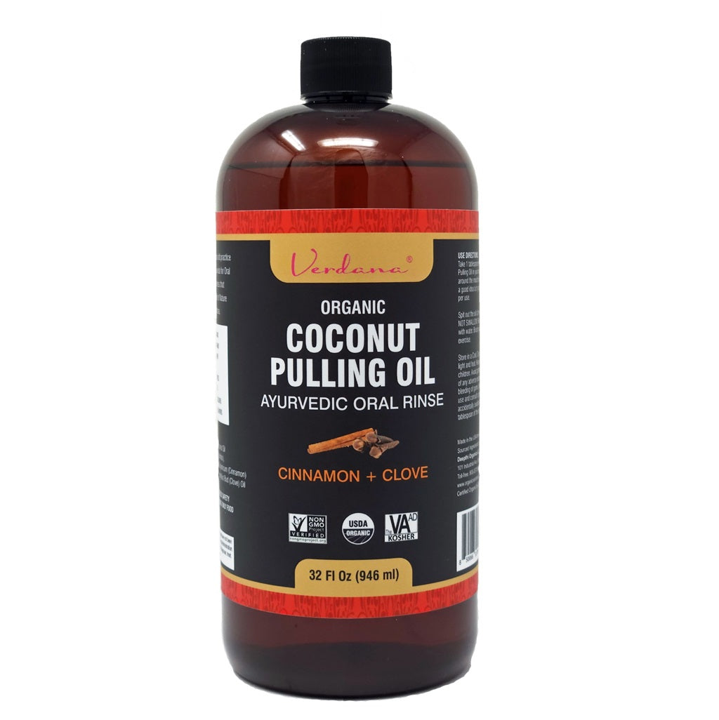 Verdana Organic Coconut Pulling Oil Oral Rinse 2 Flavors - Non GMO Organic Verdana Verdana Organic Coconut Pulling Oil Oral Rinse 2 Flavors - Non GMO Organic Verdana