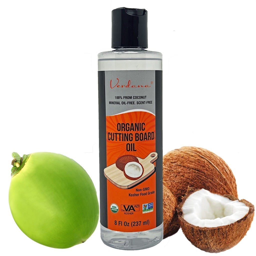 Verdana Organic Cutting Board & Butcher Block Oil – Food Grade - 8 Oz