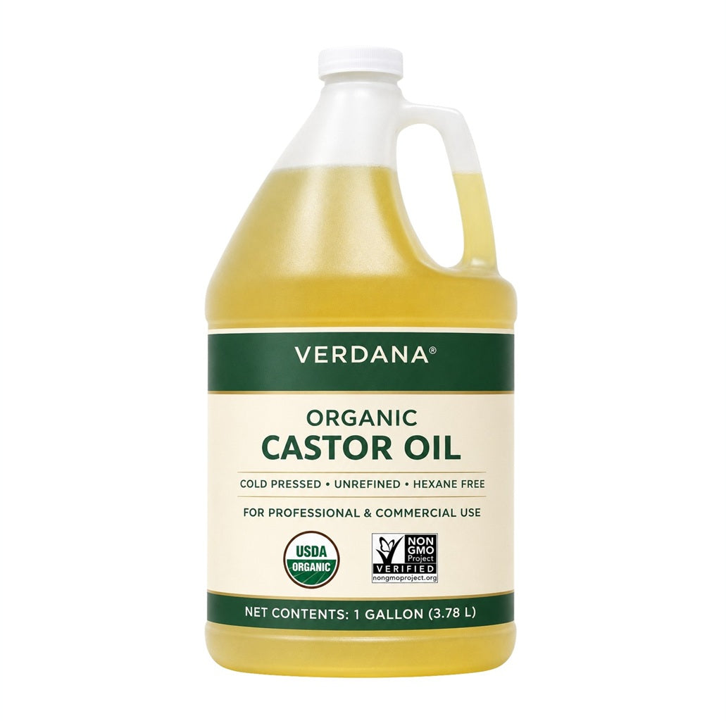 Verdana Organic Cold Pressed Castor Oil  Bulk Supplier for Mfg  Organic  Verdana